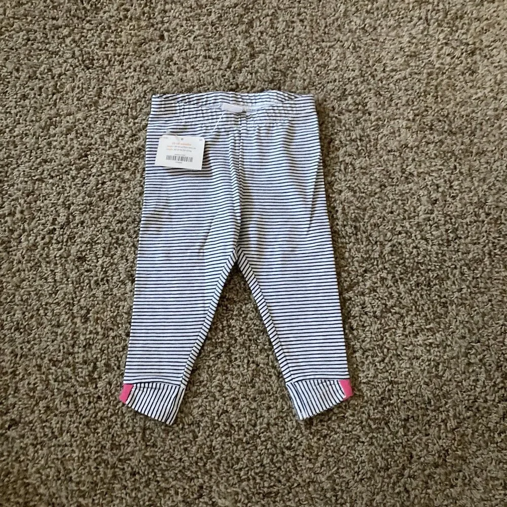 NWT Gymboree stripe pants sz 12-18 mos